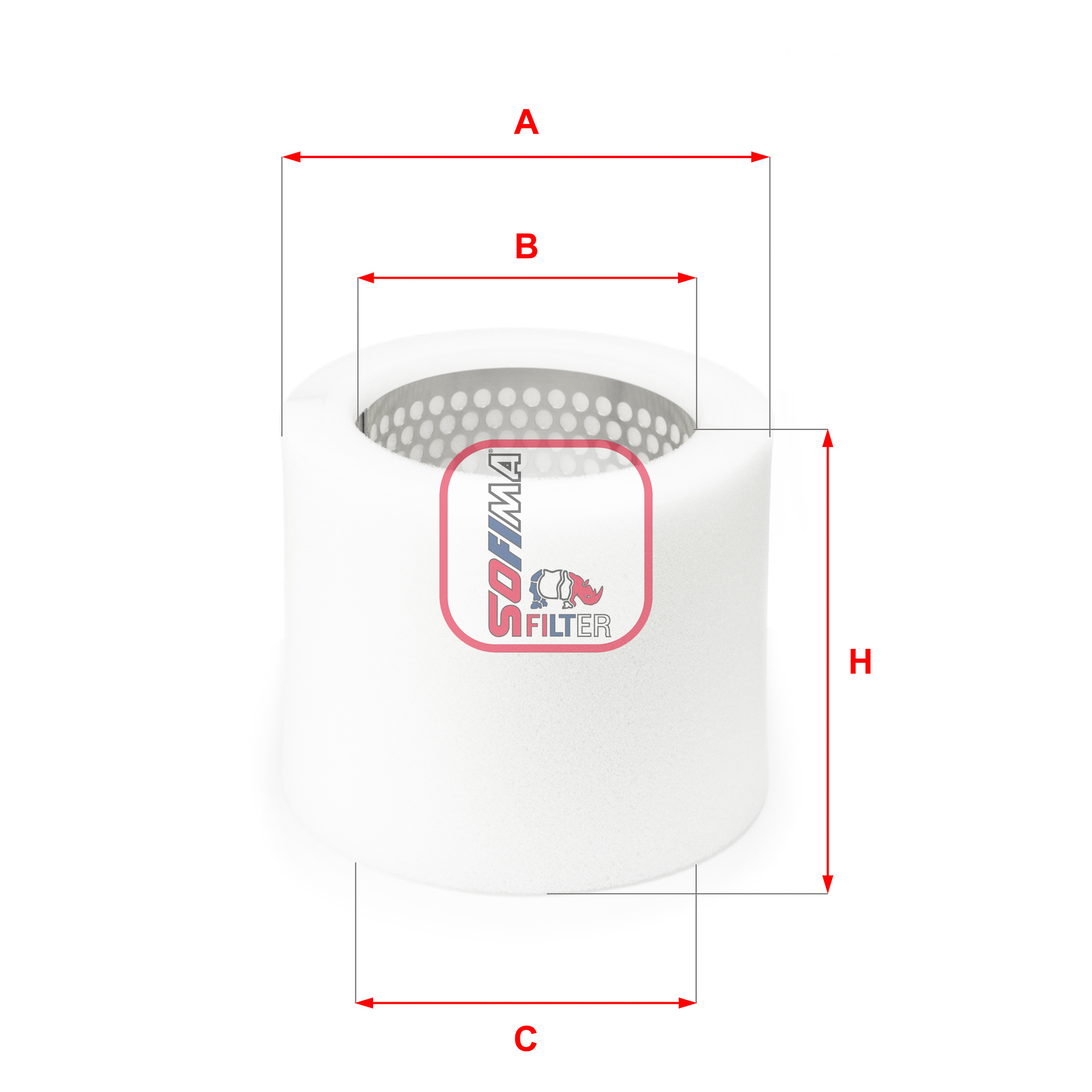 Luchtfilter Sofima S 9780 A