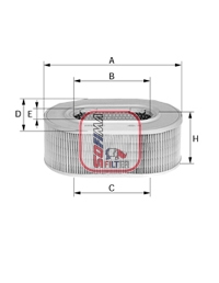 Luchtfilter Sofima S 7604 A