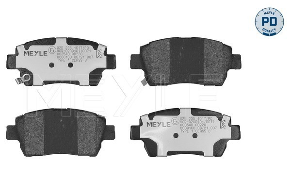 Remblokset Meyle 025 235 1017/PD