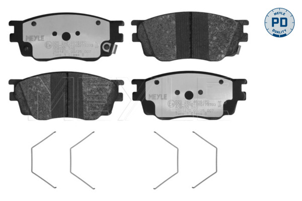 Remblokkenset, schijfrem Meyle 025 242 4616/PD