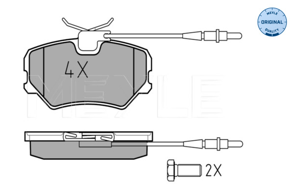 Remblokset Meyle 025 212 0918/W