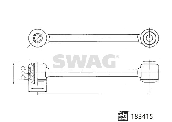 Stabilisatorstang Swag 33 10 8954