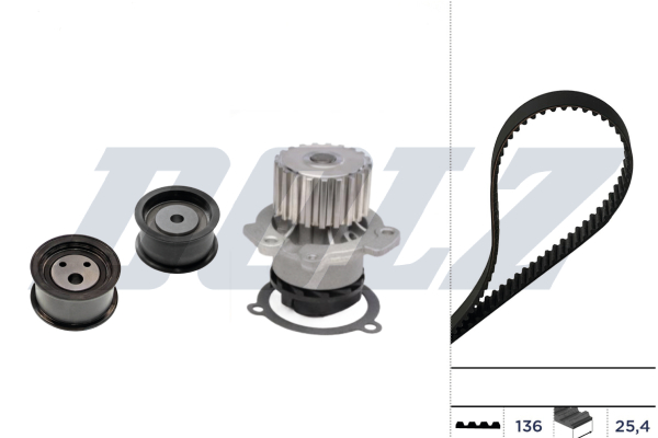 Distributieriem kit Dolz KD140