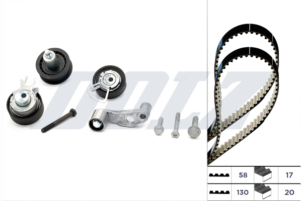 Distributieriem kit Dolz SKD035
