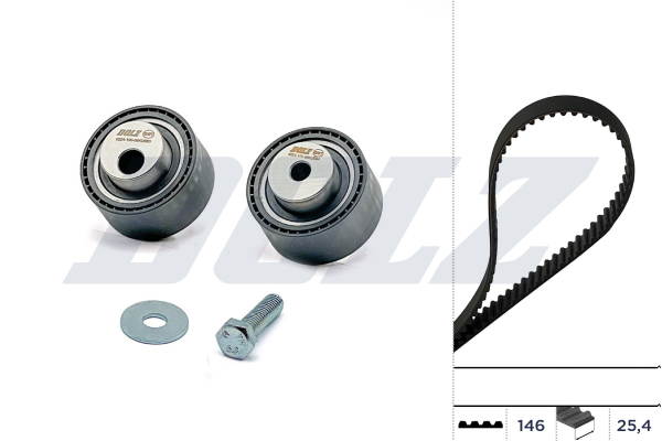 Distributieriem kit Dolz SKD076
