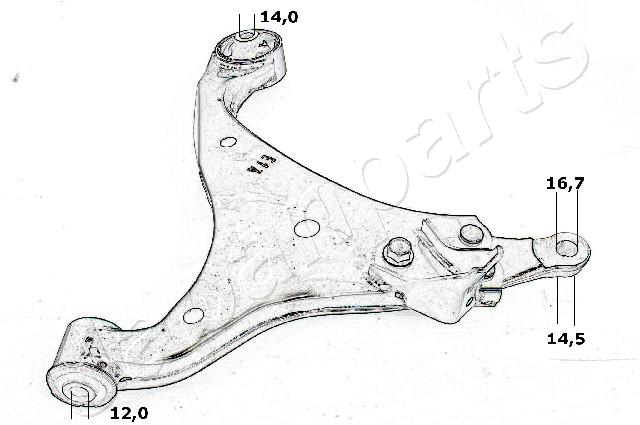 Japanparts Draagarm BS-K03R