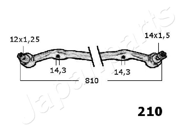 Japanparts Spoorstang CR-210