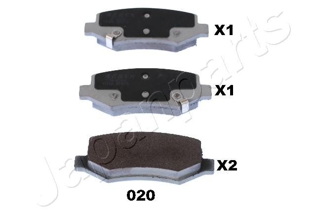 Remblokset Japanparts PP-020AF