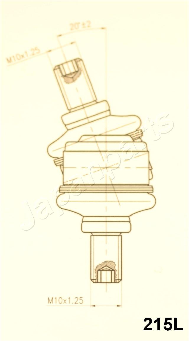 Stabilisator, chassis Japanparts SI-215L