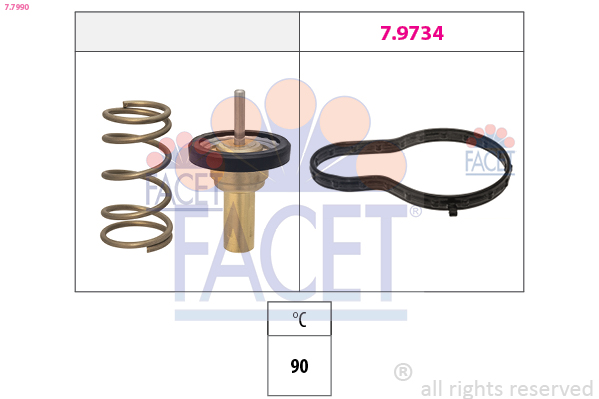 Thermostaat Facet 7.7990