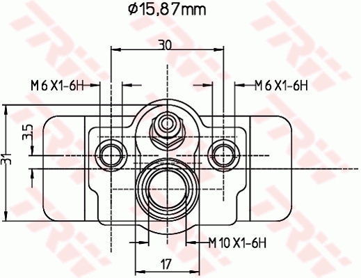 TRW Wielremcilinder BWB174