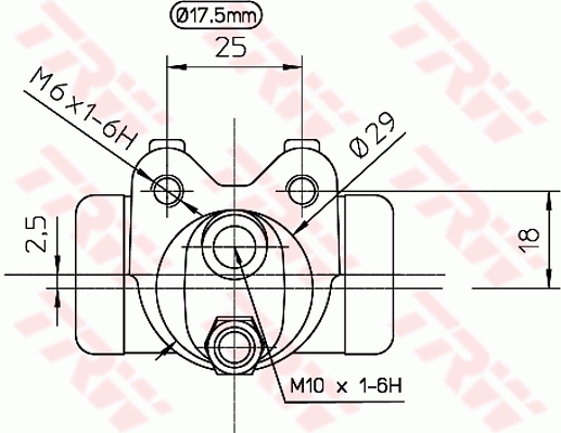 TRW Wielremcilinder BWC155