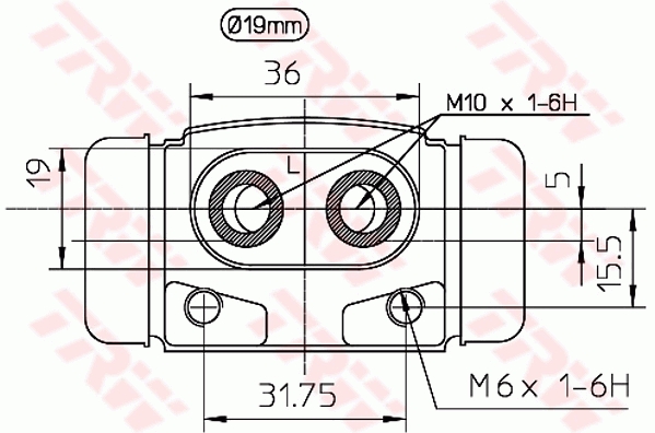 TRW Wielremcilinder BWD101