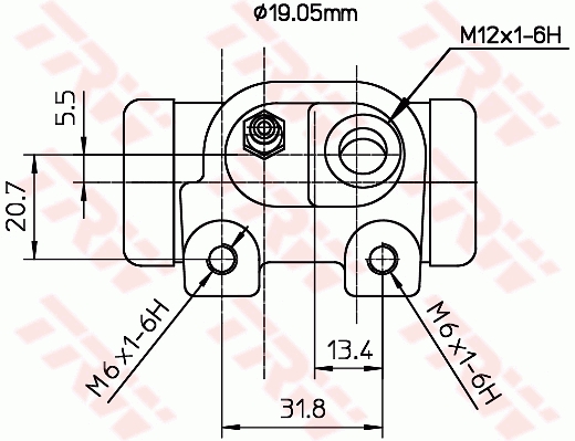 TRW Wielremcilinder BWD181