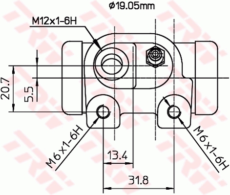TRW Wielremcilinder BWD182