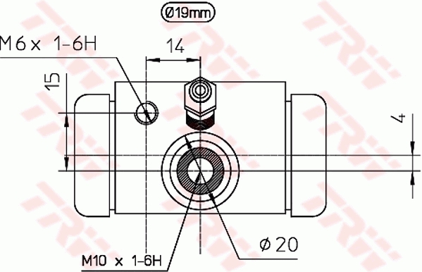 TRW Wielremcilinder BWD310
