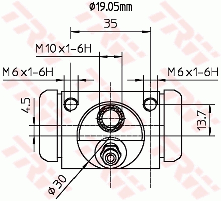 TRW Wielremcilinder BWD314
