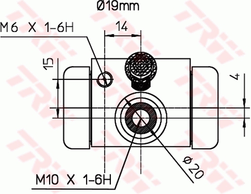 TRW Wielremcilinder BWD316