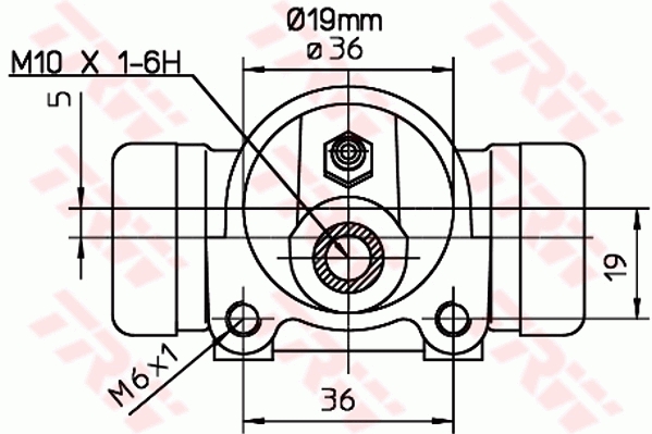 TRW Wielremcilinder BWD326