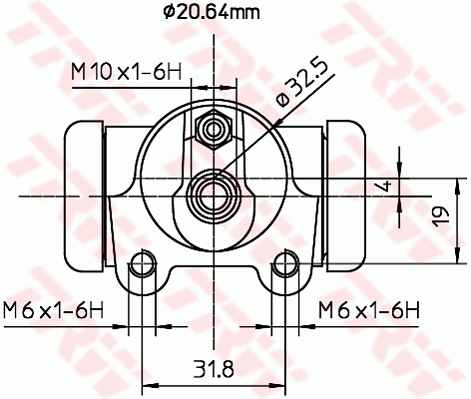 TRW Wielremcilinder BWF115