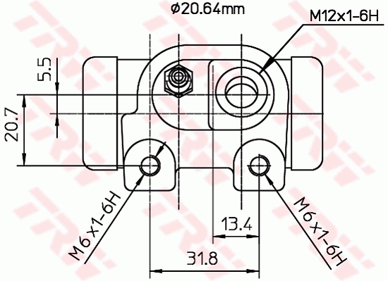 TRW Wielremcilinder BWF123