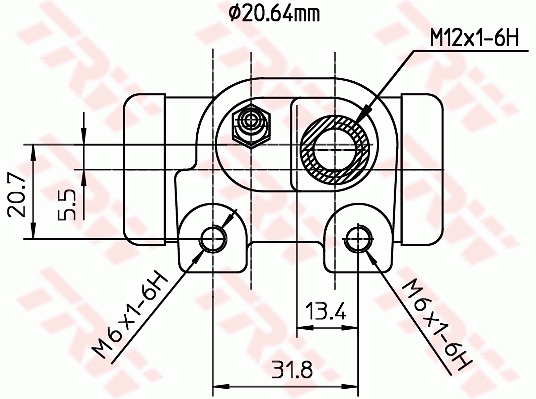 TRW Wielremcilinder BWF128