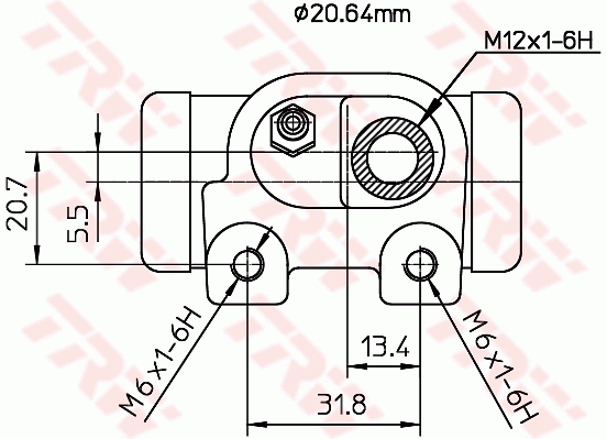 TRW Wielremcilinder BWF130