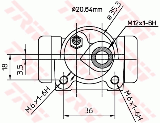 TRW Wielremcilinder BWF167