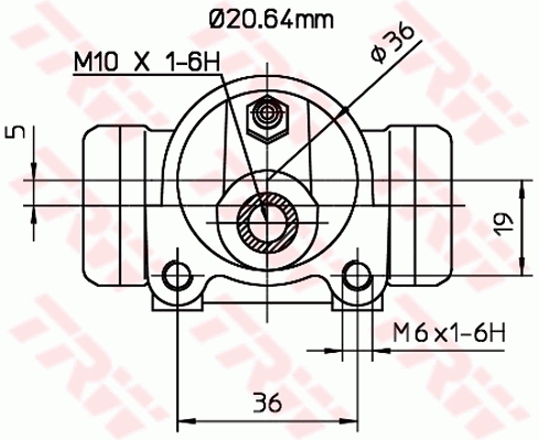 TRW Wielremcilinder BWF279
