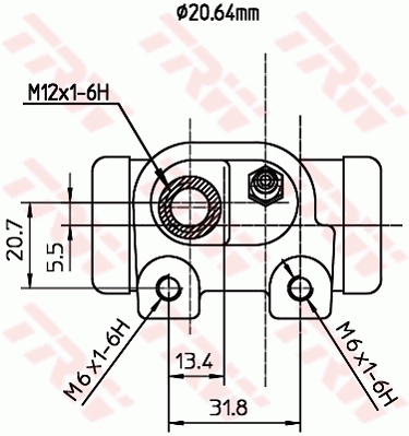 TRW Wielremcilinder BWF287