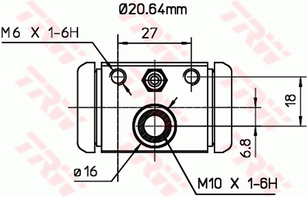 TRW Wielremcilinder BWF307