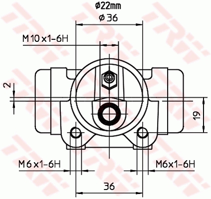 TRW Wielremcilinder BWH107