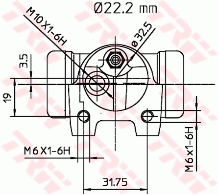 TRW Wielremcilinder BWH135