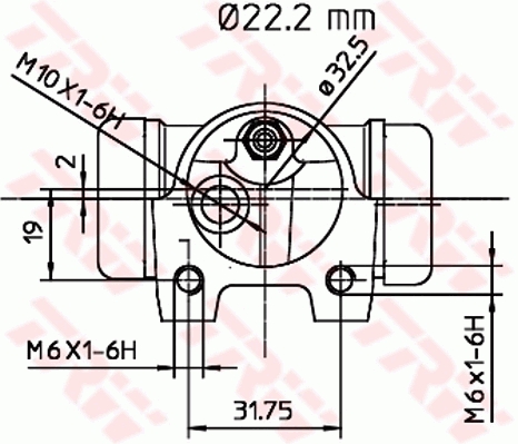 TRW Wielremcilinder BWH141