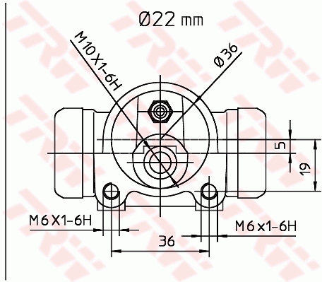 TRW Wielremcilinder BWH168