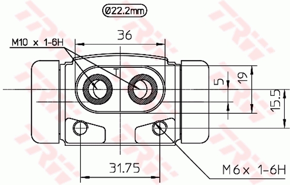 TRW Wielremcilinder BWH241