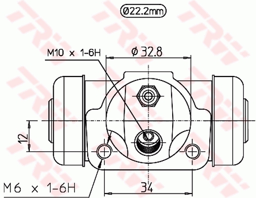 TRW Wielremcilinder BWH296