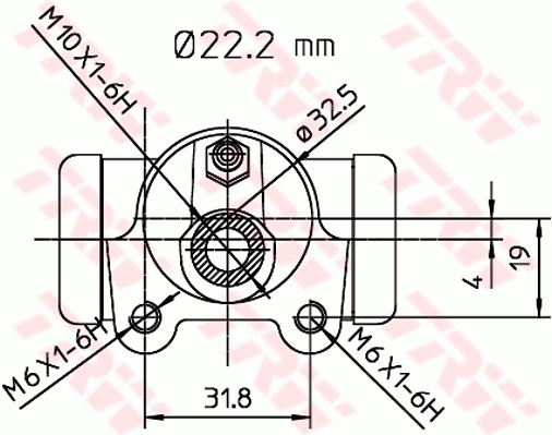 TRW Wielremcilinder BWH374