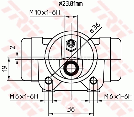 TRW Wielremcilinder BWK225