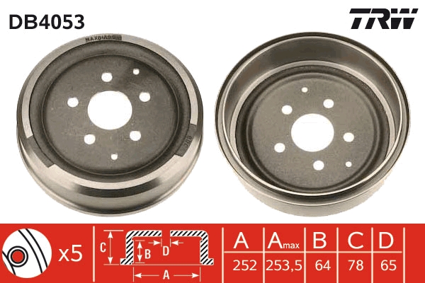 Remtrommel TRW DB4053