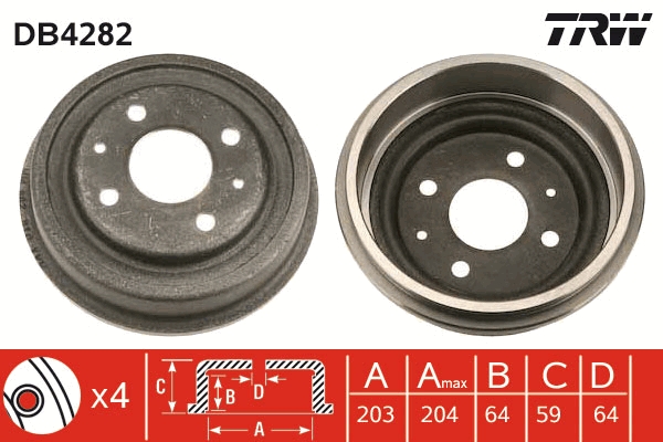 Remtrommel TRW DB4282