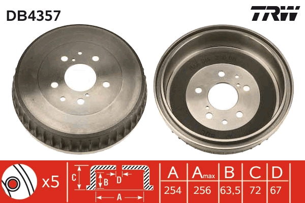 Remtrommel TRW DB4357