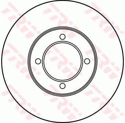 Remschijven TRW DF2691