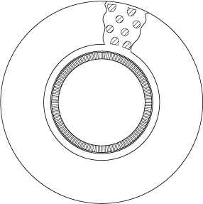 Remschijven TRW DF5094S