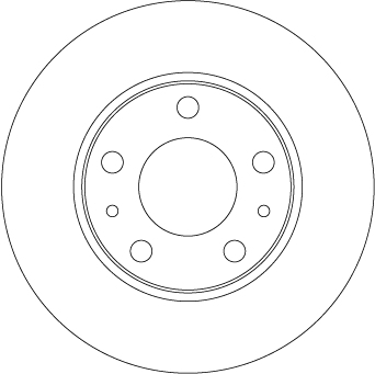 Remschijven TRW DF6287