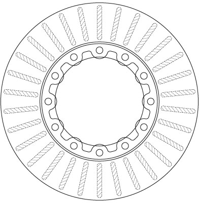 TRW Remschijven DF6307S