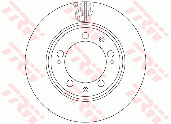 Remschijven TRW DF6484S