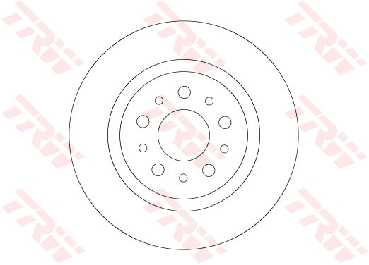 Remschijven TRW DF6714