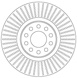 TRW Remschijven DF6742S