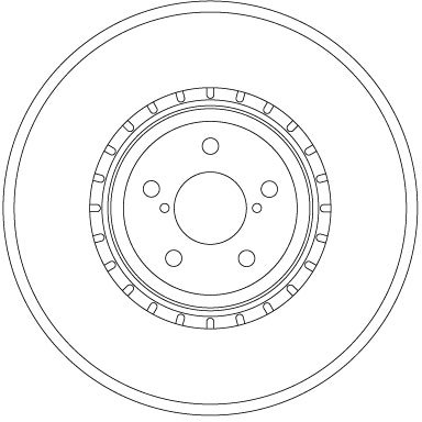 Remschijven TRW DF6923S